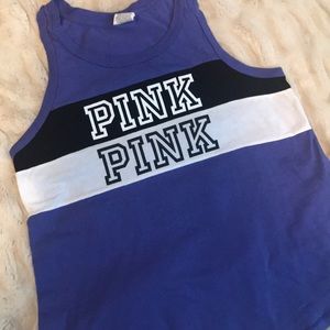Pink logo tank
